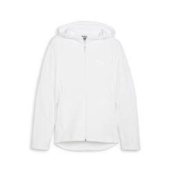 Sweat à Capuche et Zip Evostripe Blanc - 678995-02
