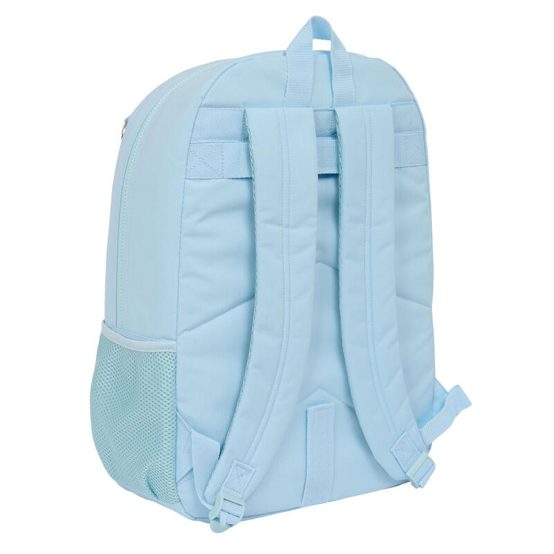 Mochila Escolar Glow Lab Cisnes Azul