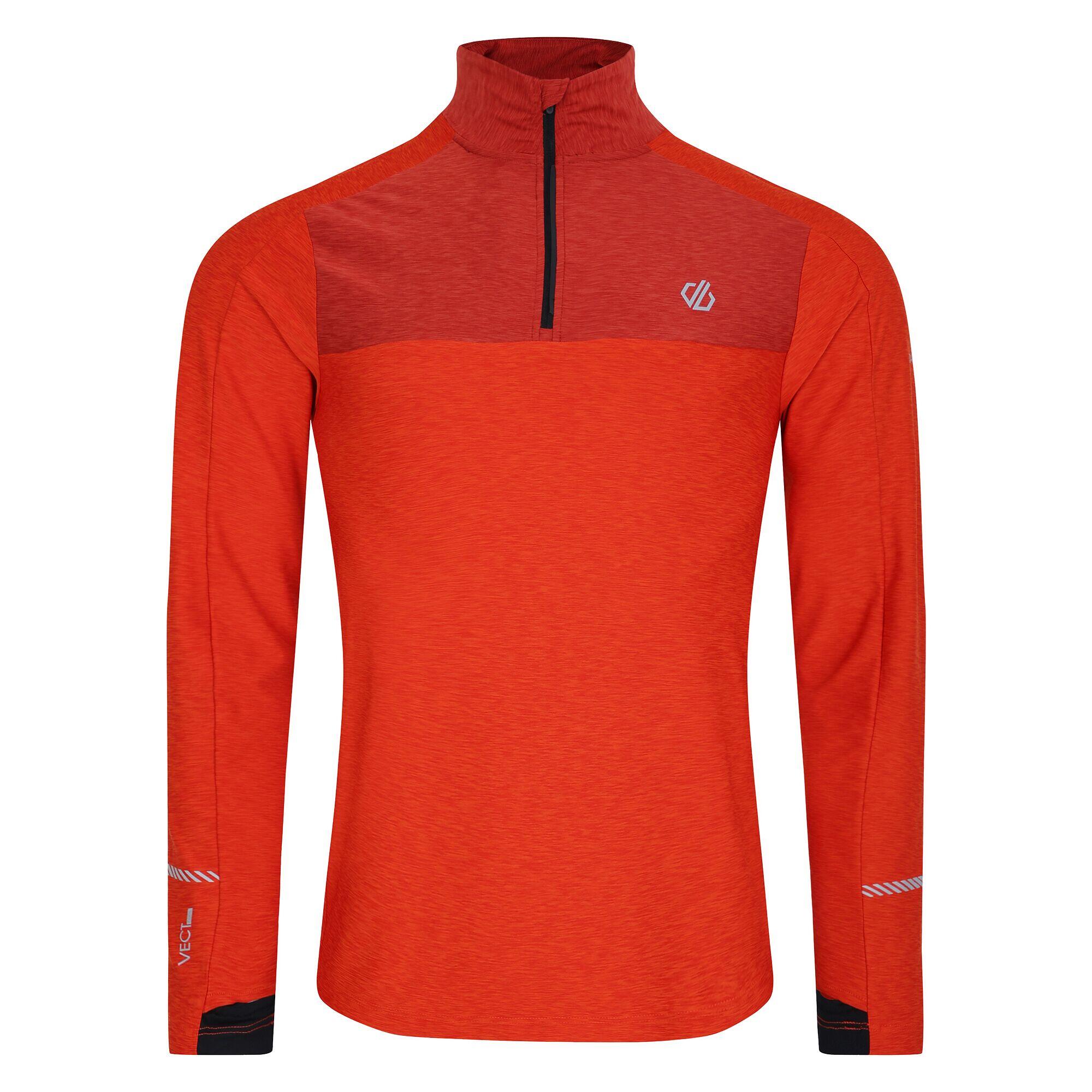 ochre beige / red