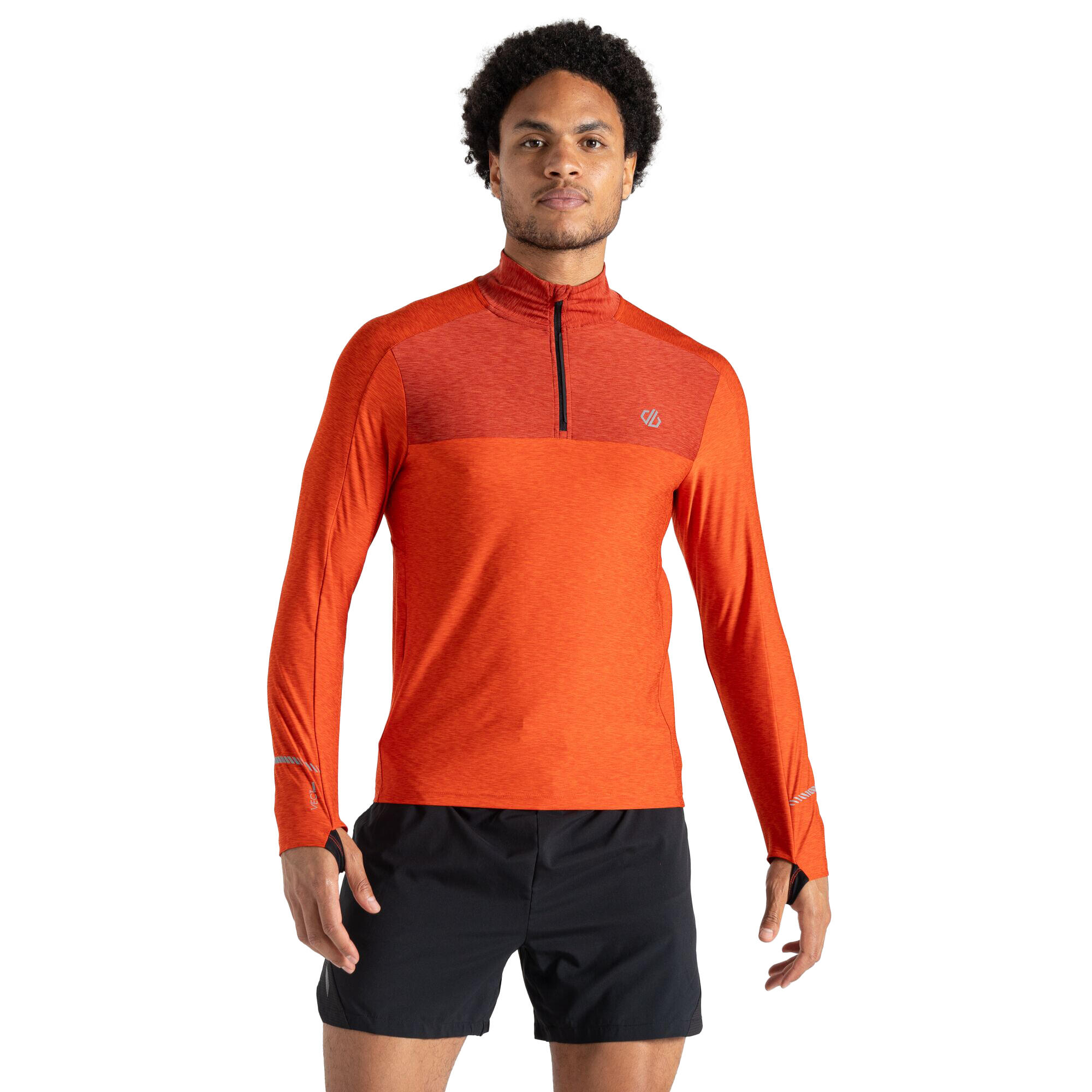 Men's POWER UP jersey (Cinnamon / Tuscan Red Chiné)