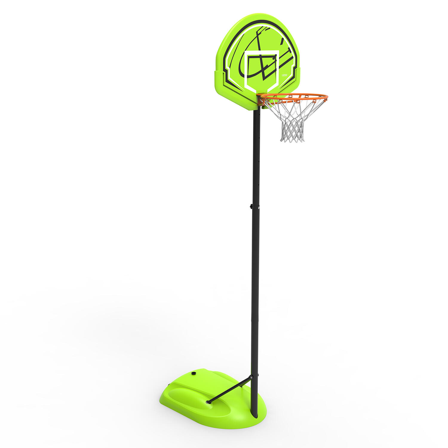 Panier de basket basketball - Youth vert enfant 2/5