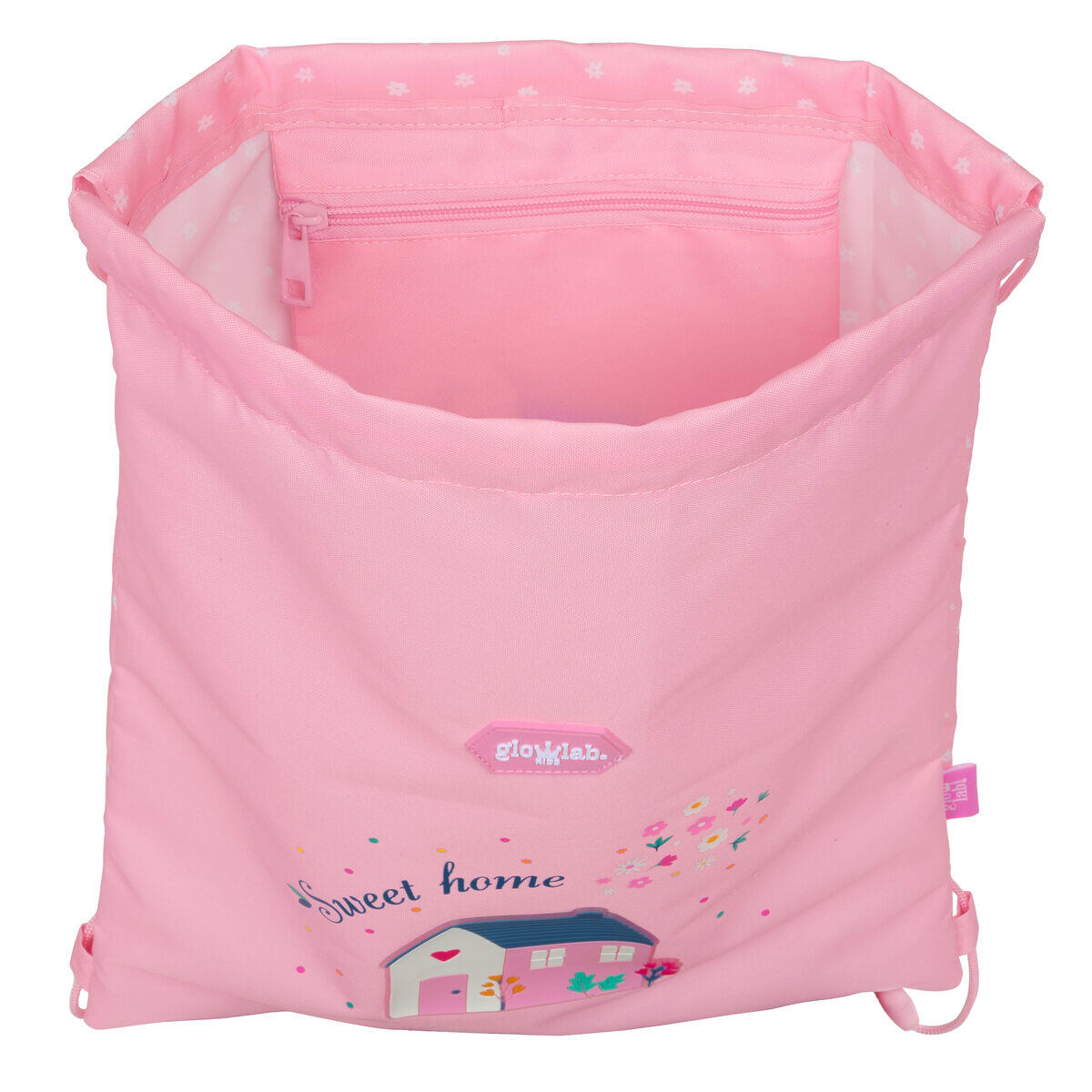 Saco Mochila com Cordas Glow Lab Sweet home 2/4