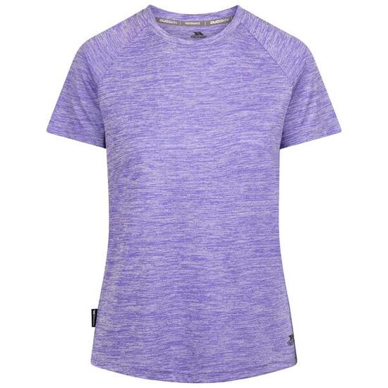 Haut De Sport Chiné Manches Courtes SELINNE Femme (Lilas Chiné)
