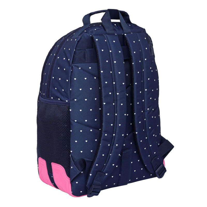 Mochila Escolar Safta Paris Rosa