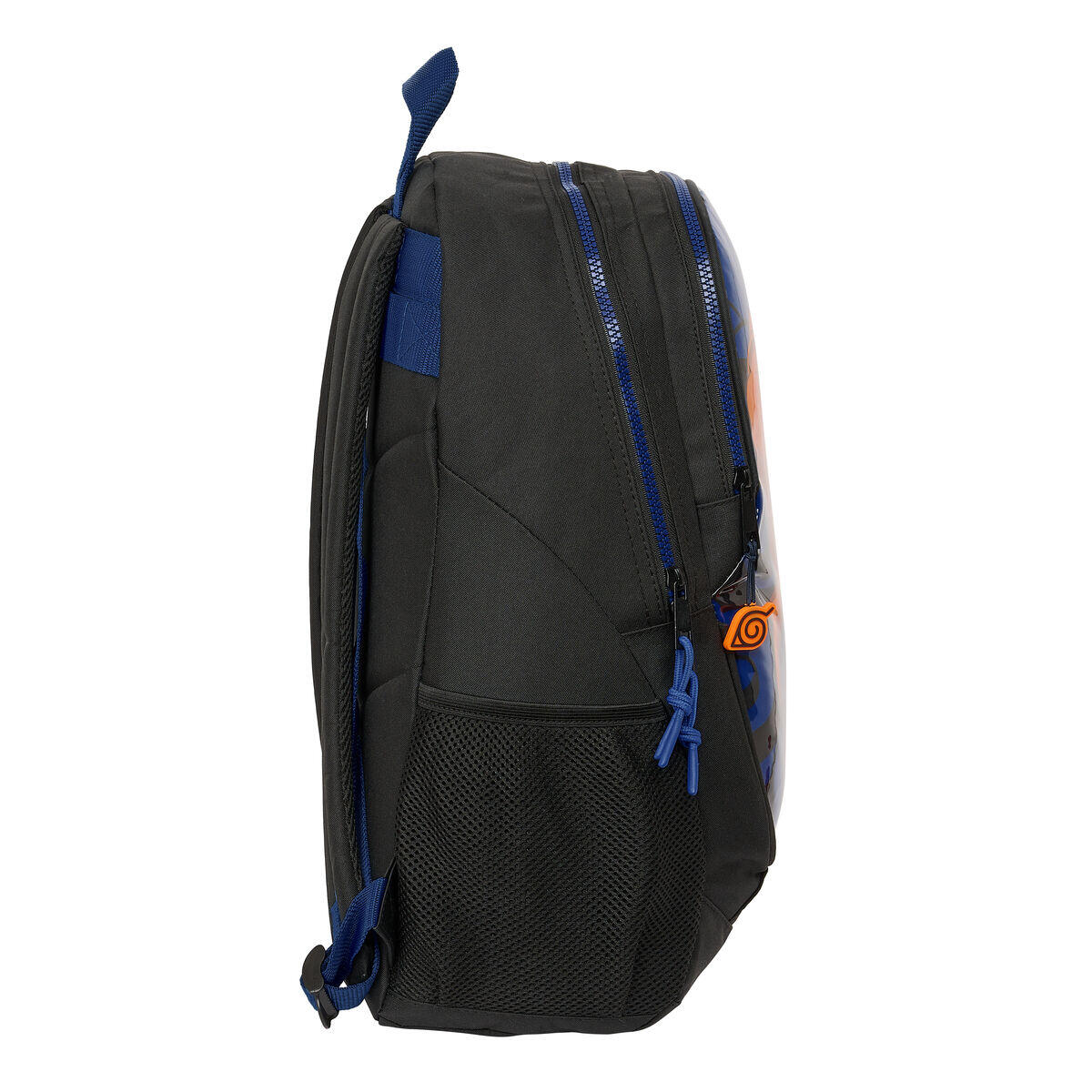 Mochila Escolar Naruto Ninja Azul 3/3