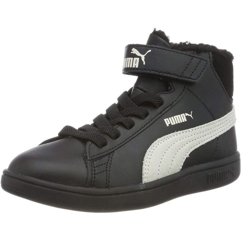Baskets mode Garcon SMASH V2 MID L FUR Noir
