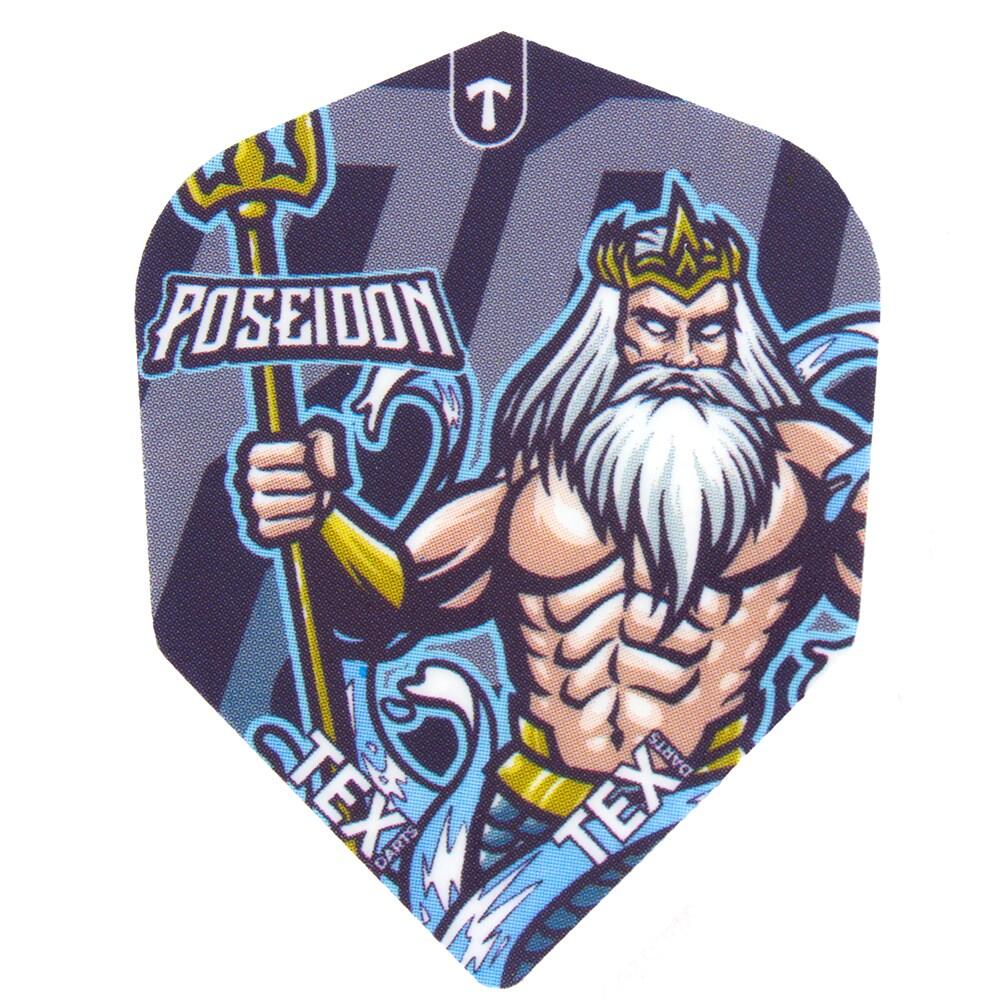 TEX Poseidon Standard Dartboard Dart Flights Set of 3