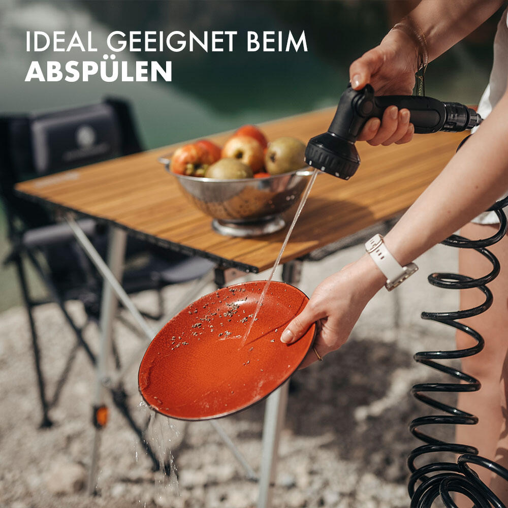 Campingdusche Aqua Pura, 8L Fassungsvermögen 5/7