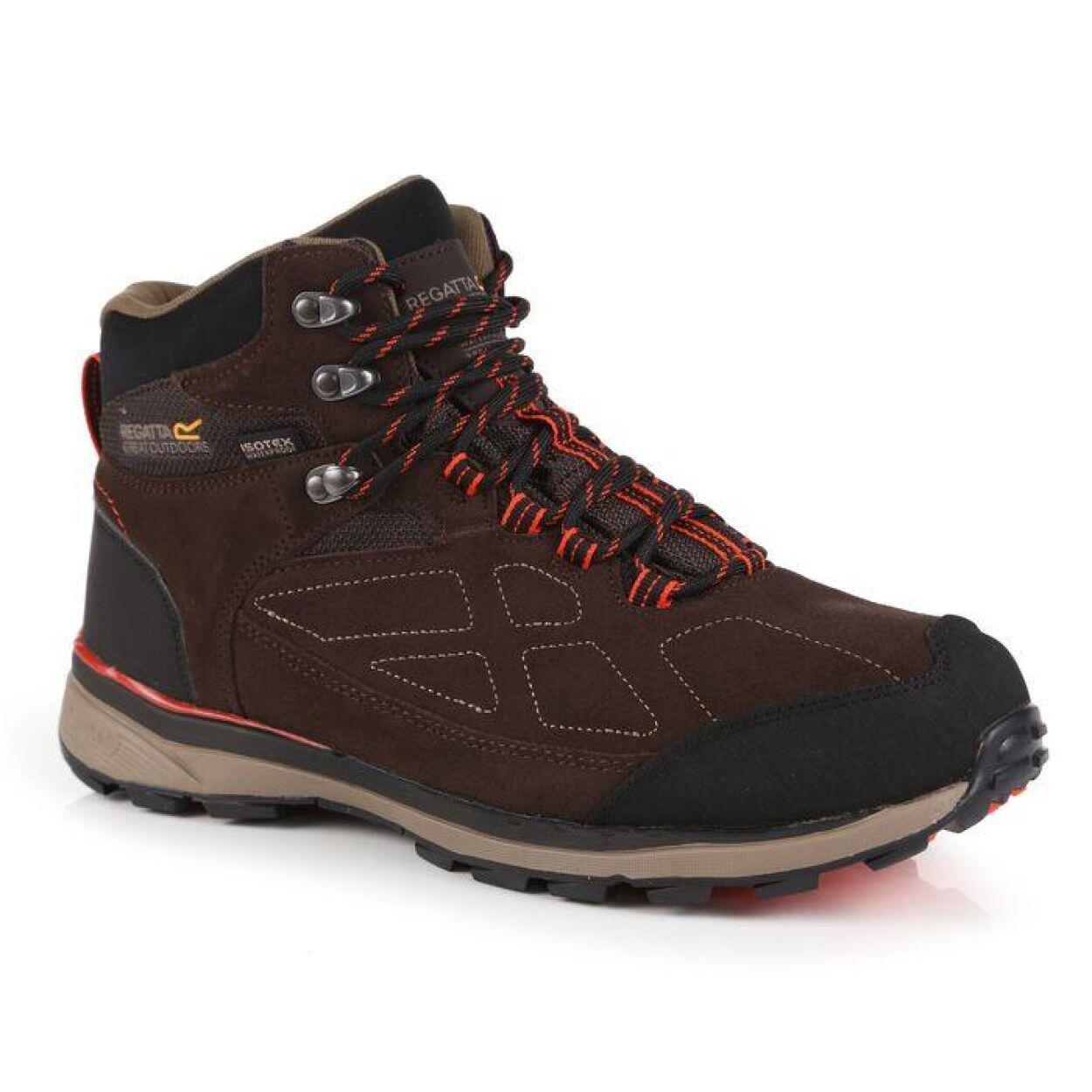 Regatta - Regatta Regatta Chaussures De Marche Samaris Suede  Hommes Peat/brtsalm - Chaussures De Sport - Marron - Decathlon