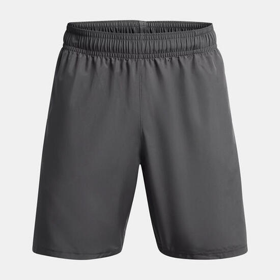 Short Ua Woven Grigio Wordmark Under Armour Uomo