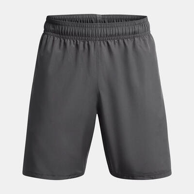 Short ua woven grijs wordmark under armour heren