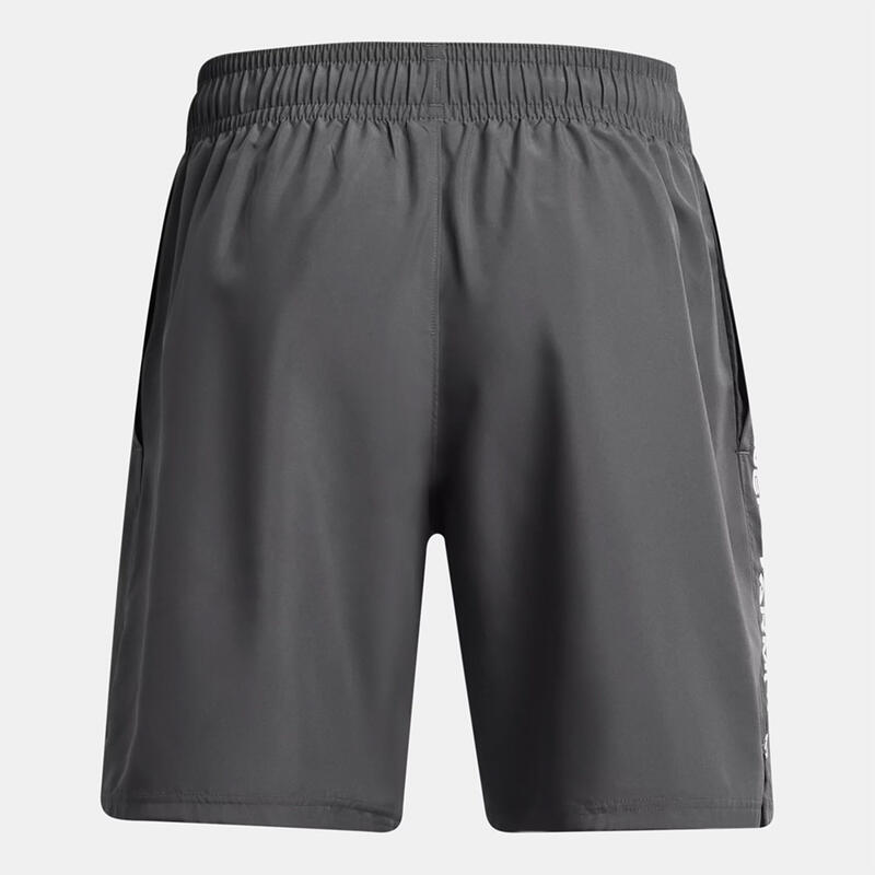 Short Ua Woven Grijs Wordmark Under Armour Heren