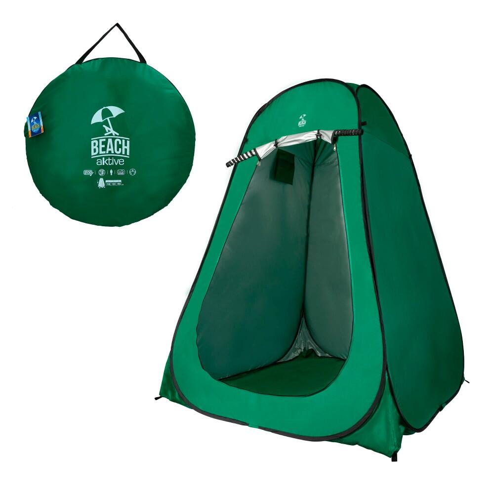 Tenda de mudança de piso Aktive 150x150x190 cm verde