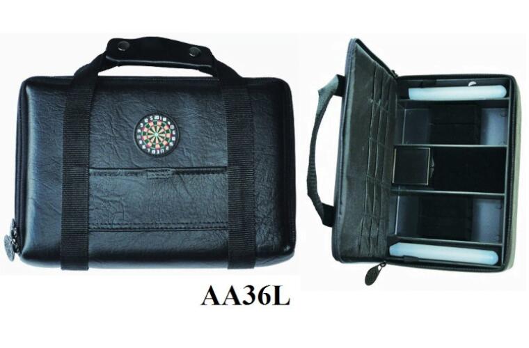 Alana Deluxe Leather Large Dart Board Dart Carry Case Wallet