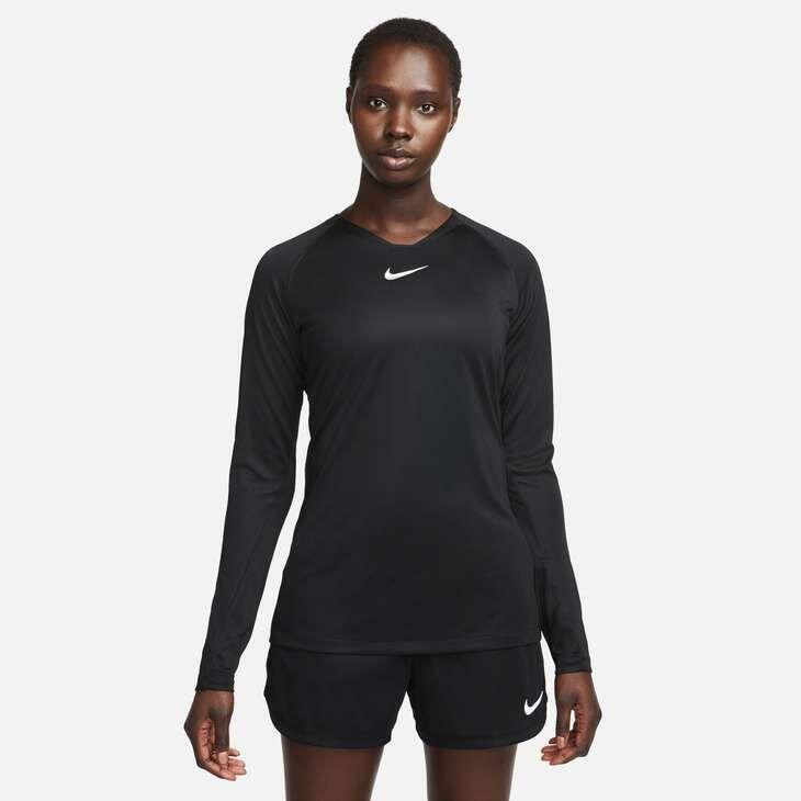 Nike W NK DF PARK 1STLYRJSY LS Noir/Blanc