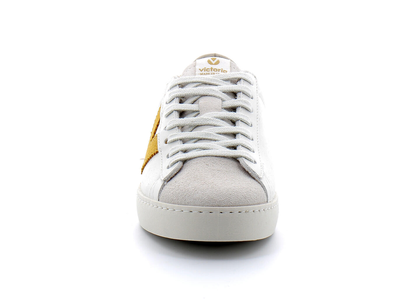 Baskets basses à lacets en cuir pour femme 1126142 2/7