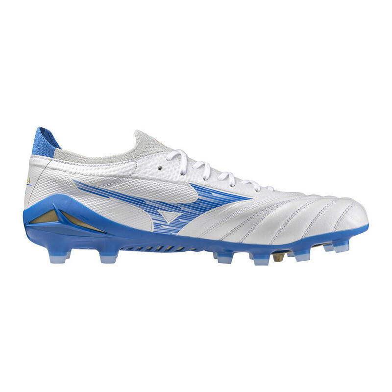 Botas De Fútbol Mizuno Morelia Neo Iv B Elite Blancas Y Azules