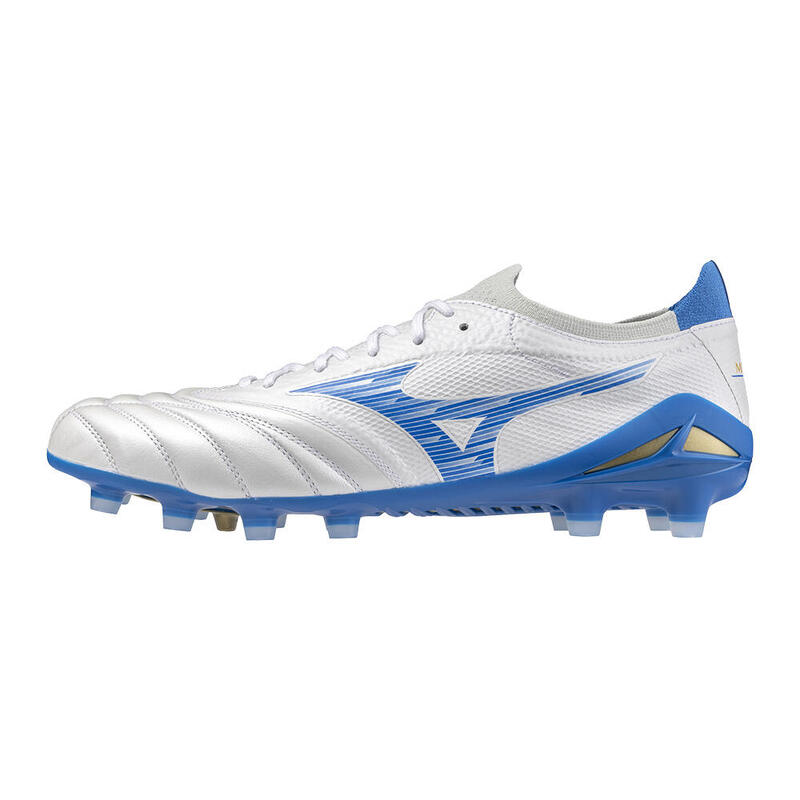 Botas De Fútbol Mizuno Morelia Neo Iv B Elite Blancas Y Azules