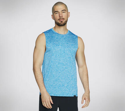 T-shirt/Débardeur GODRI CHARGE MUSCLE pour homme Bleu / Blanc