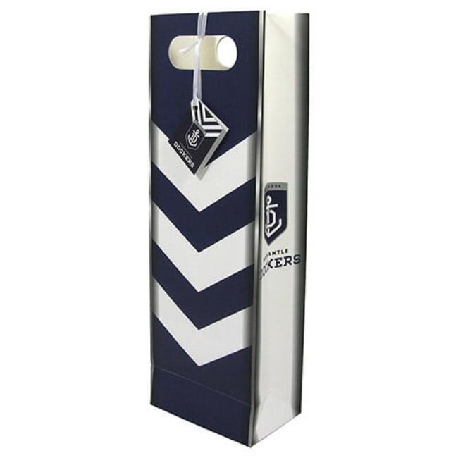 Fremantle Dockers Freo AFL Wine Bottle Gift Bag
