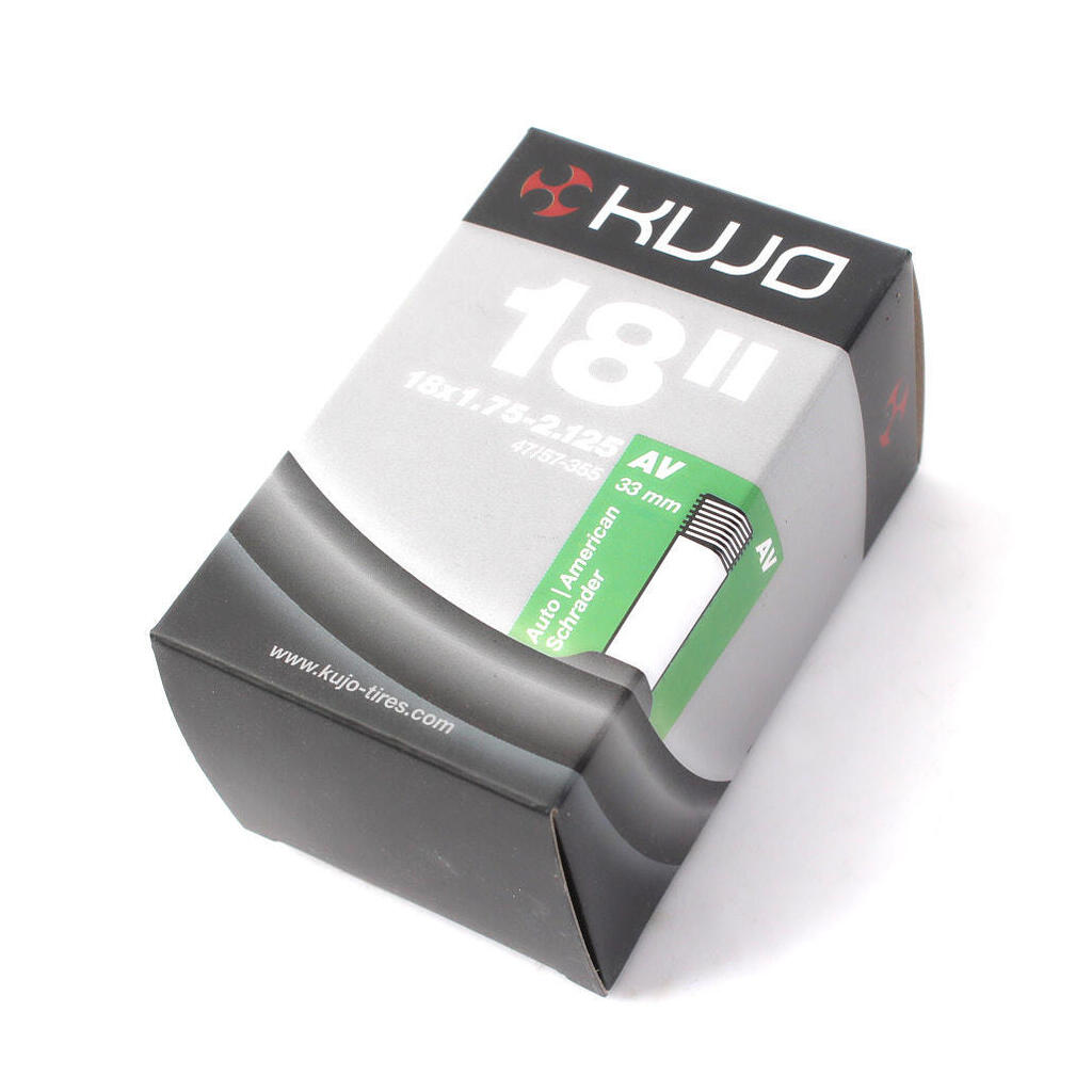 18-inch KUJO bicycle inner tube x 1.75–2.125-inch AV