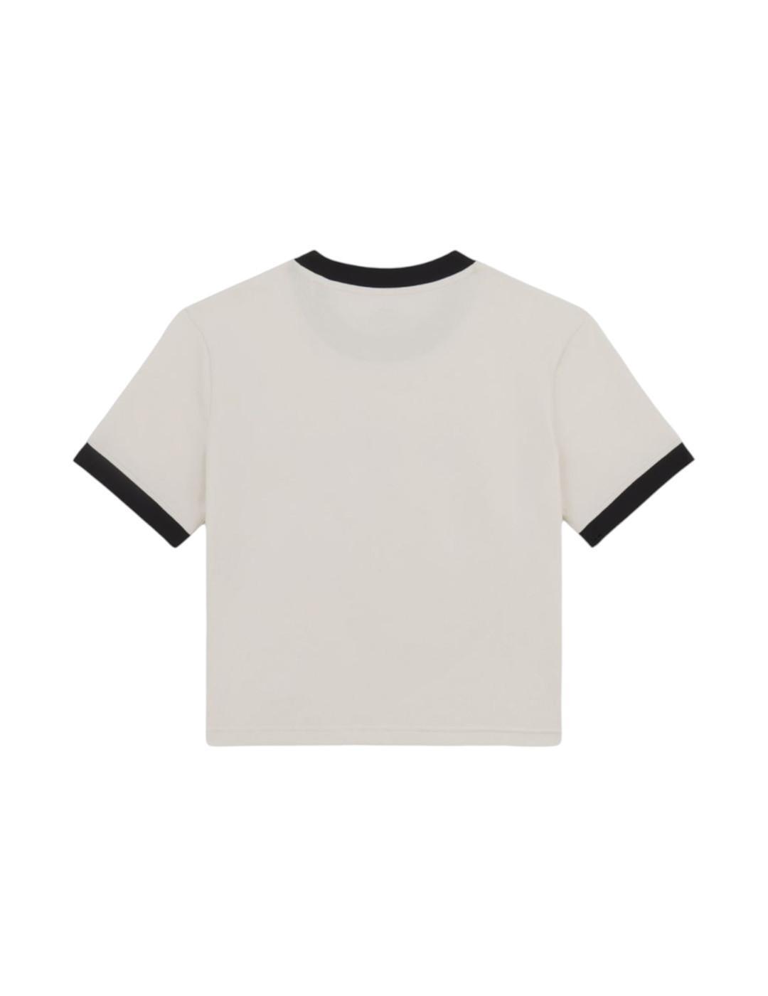 Camiseta para Mujer Dickies Herndon ringer Blanco 2/4