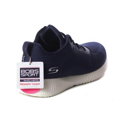 Zapatillas Deportivas Mujer Skechers Bobs Squad Tough Azul