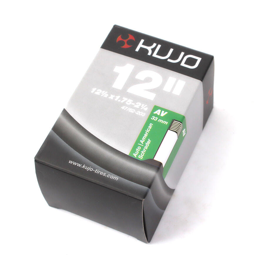 KUJO bicycle inner tube, 12.5 inches x 1.75 inches, AV