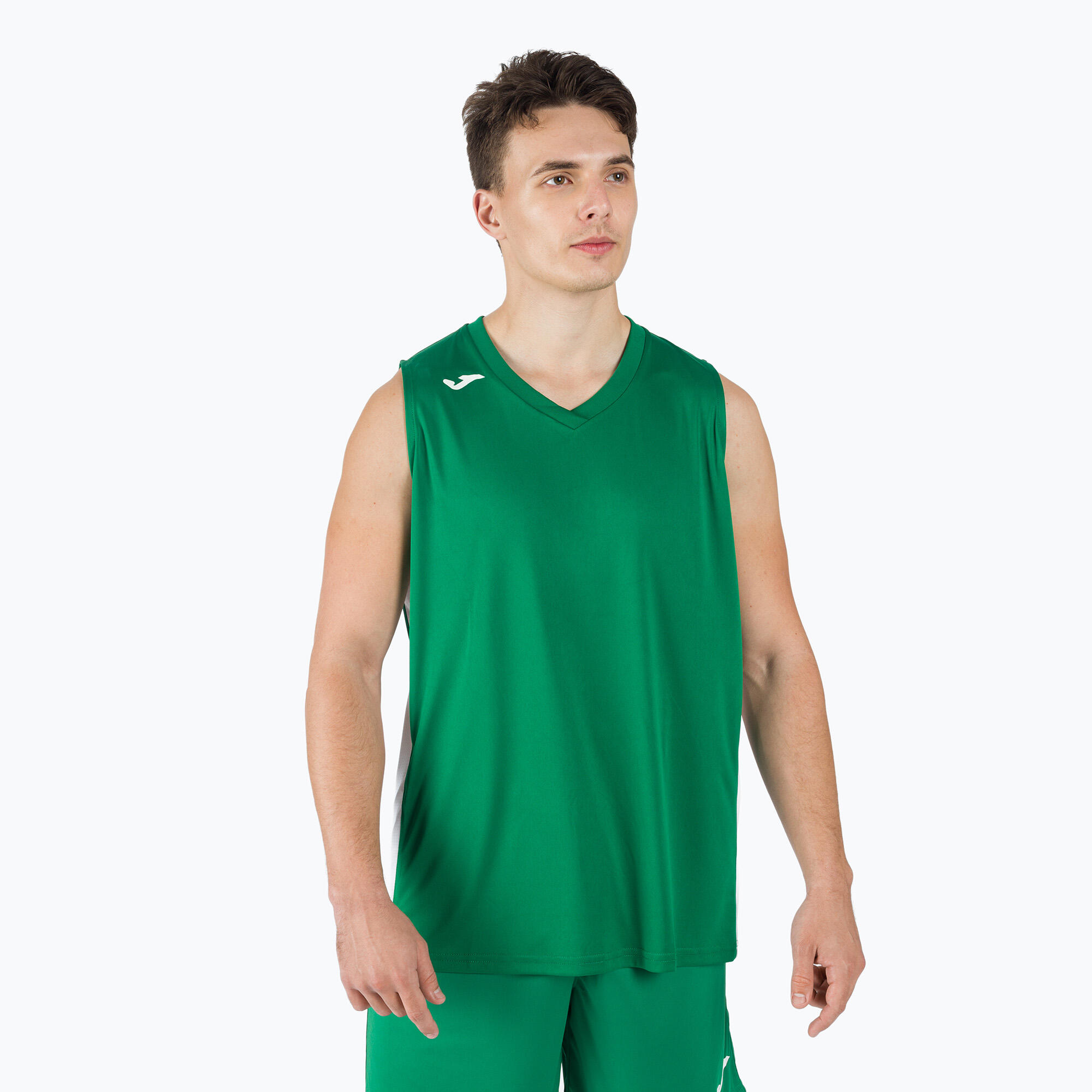 Joma - Débardeur Sans Manches Basket-ball Homme Joma Cancha Iii Vert - T-shirt Sans Manche - Blanc|vert - S - Decathlon