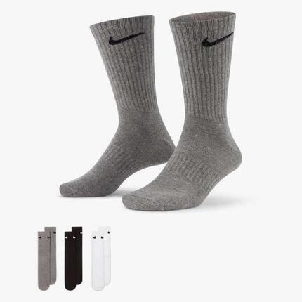 Socken für Damen Unisex, Leicht, Alltag (3erPack) Herren Weiß/Grau/Schwarz