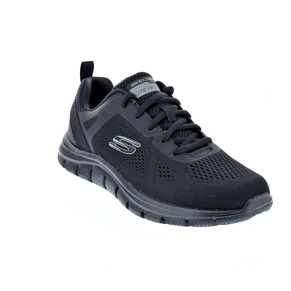 Chaussures pour homme Skechers Track plus large Noir 4/7
