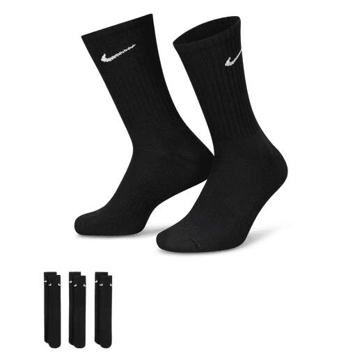 3 Paar Nike Sportsocken Tennis Socken Cushion Crew Strümpfe 2/3