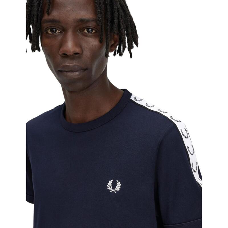 Camiseta de manga corta para Hombre Fred perry  Azul