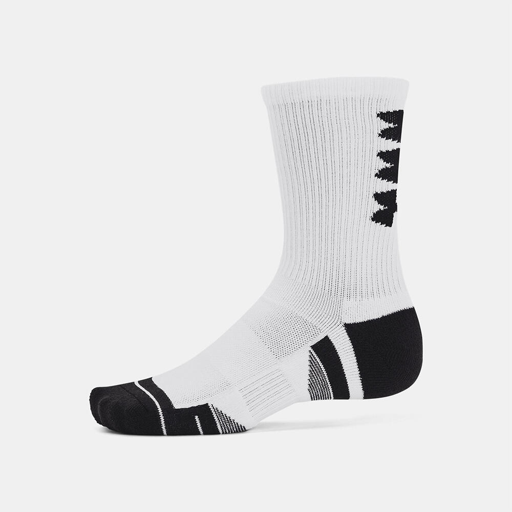 Lot de 3 paires de chaussettes hautes UA Performance Tech 3/6
