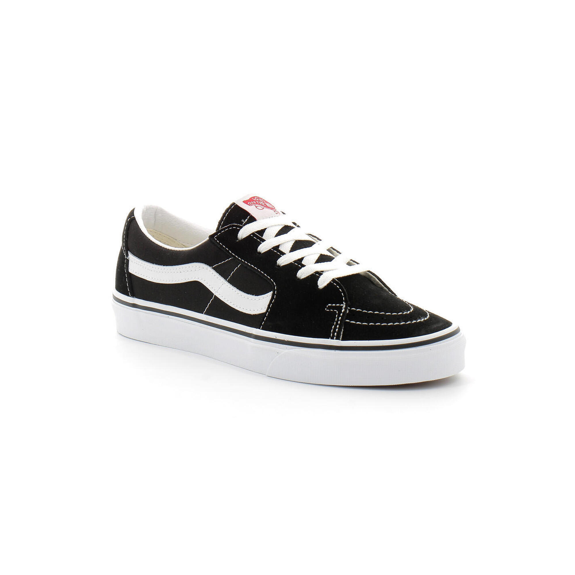 Vans - Chaussures En Toile Et En Daim Pour Adulte Sk8-low - Baskets - Blanc|noir - 40 - Decathlon
