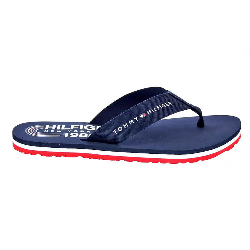 TOMMY HILFIGER Mujer Chanclas modelo Global Stripes