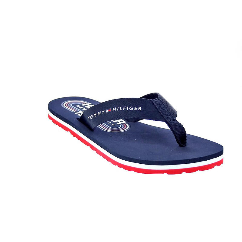 TOMMY HILFIGER Mujer Chanclas modelo Global Stripes