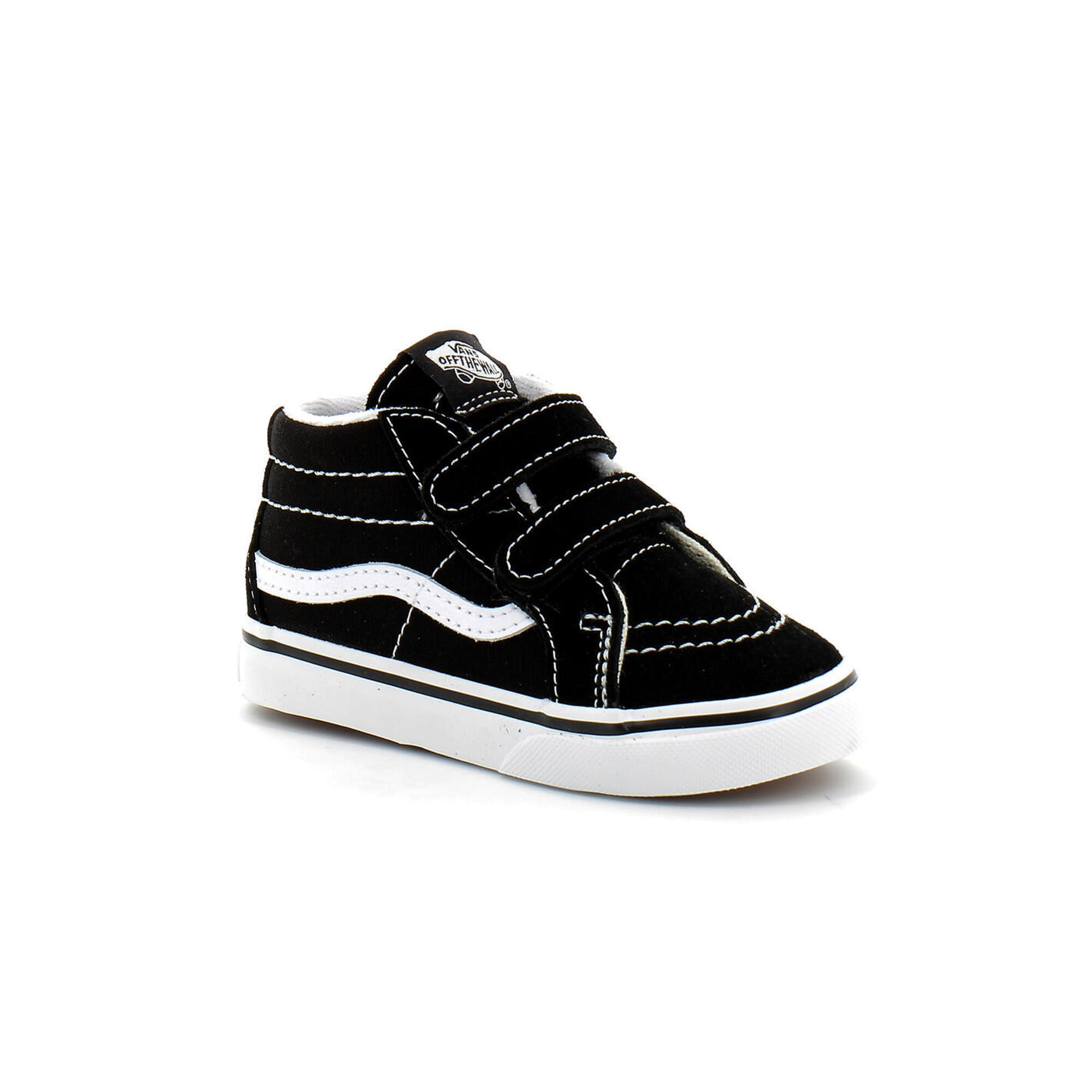Vans - Chaussures À Scratch Pour Enfant Sk8-mid Reissue - Baskets - Noir - Decathlon