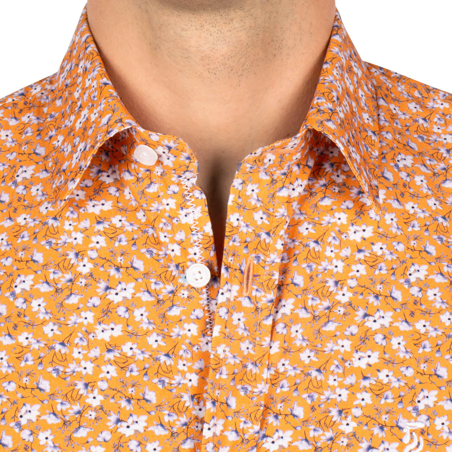 Chemise liberty FLEURS homme 3/4