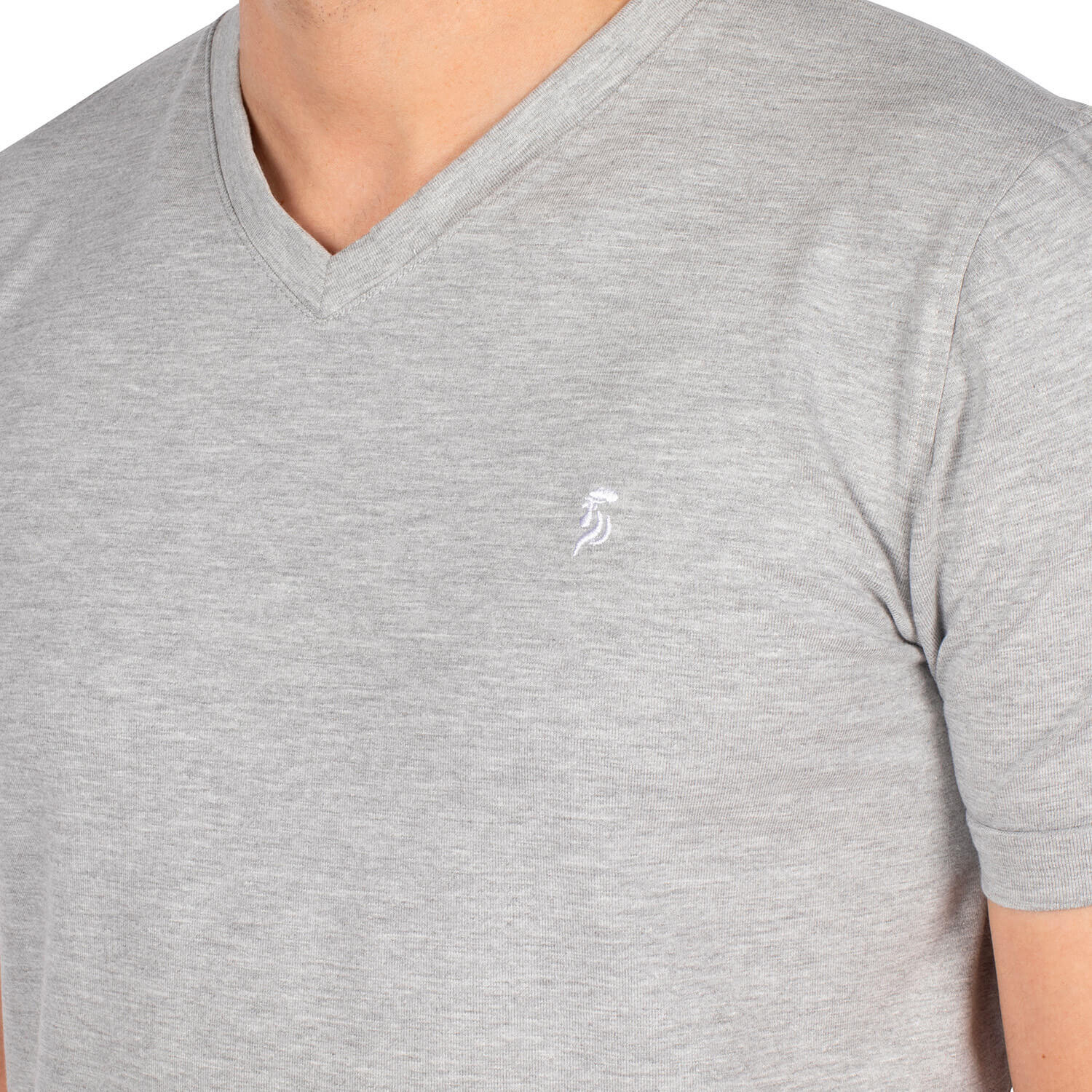 T-shirt col v basic homme 3/4