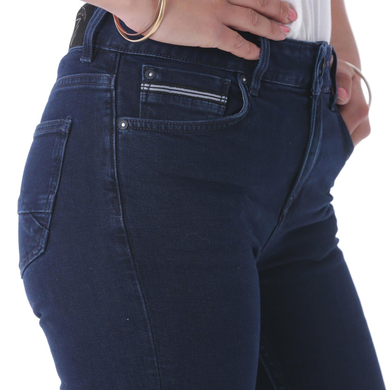 Jean coupe slim Overdye femme 3/4