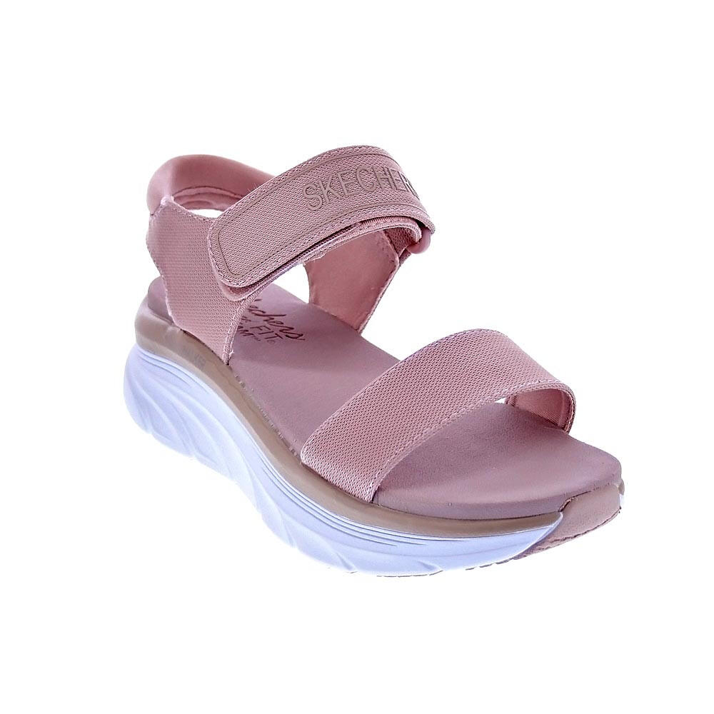 SANDALE FEMME Skechers D'lux Walker New Block En mesh   ROSE 4/7