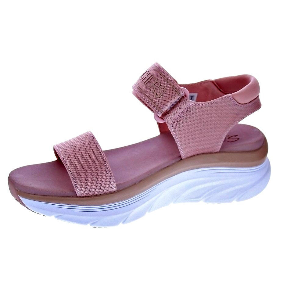 SANDALE FEMME Skechers D'lux Walker New Block En mesh   ROSE 2/7