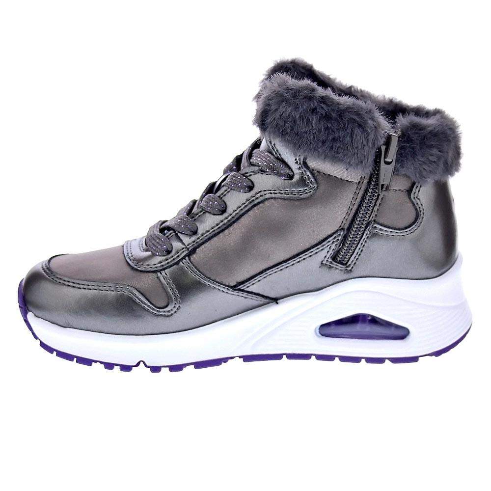 Zapatillas botas SKECHERS  Uno Plata 2/4