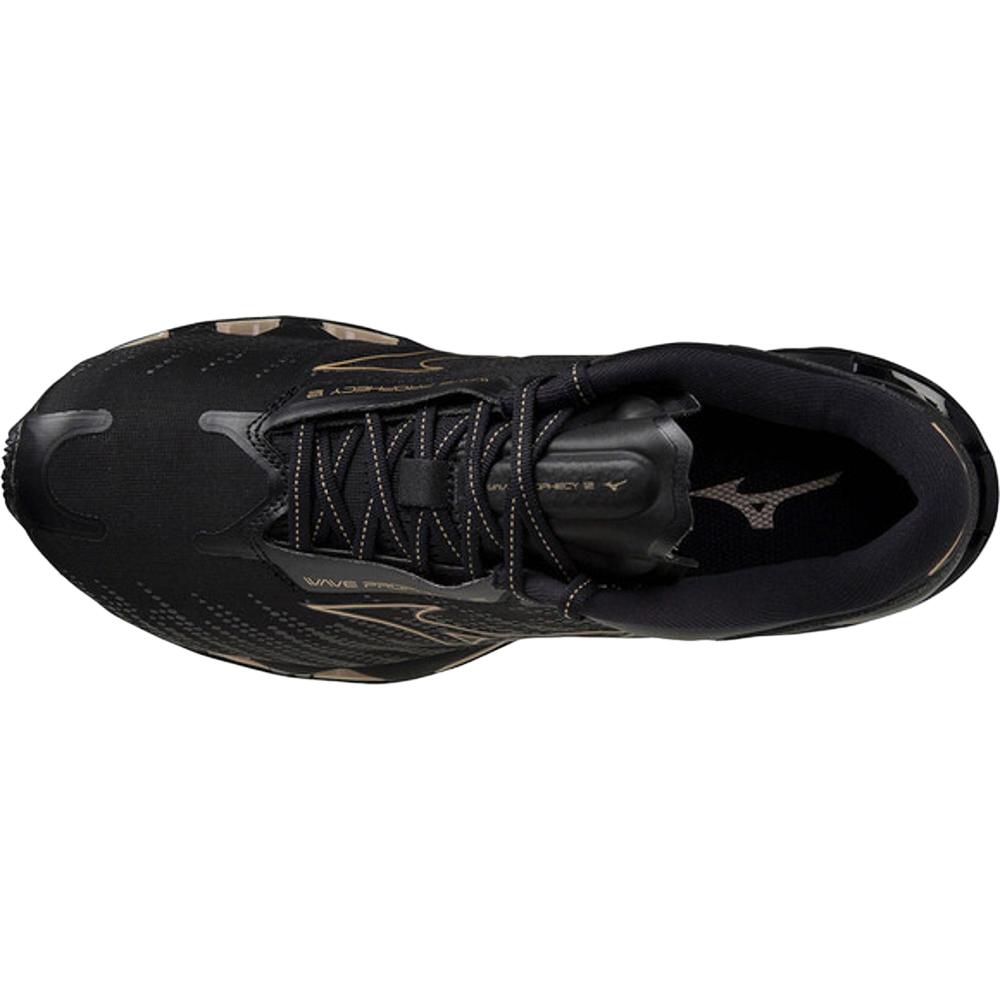 Chaussures Mizuno Wave Prophecy noir pour running 2/3