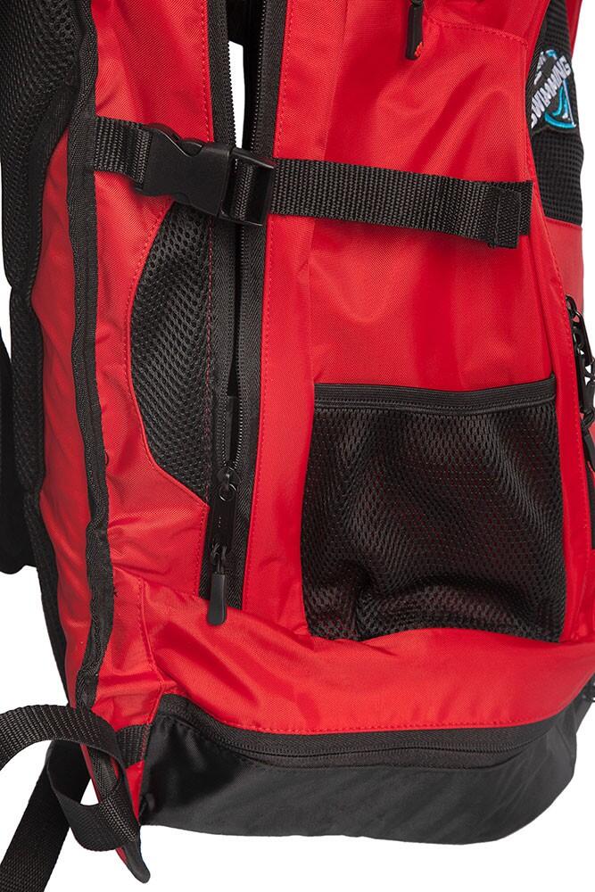 Mochila para piscina y natación LANE Roja 4/5