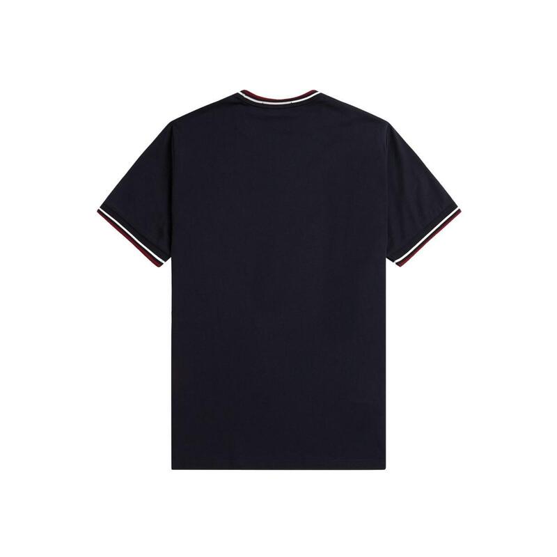 Camiseta de manga corta para Hombre Fred perry Perry twin Marino