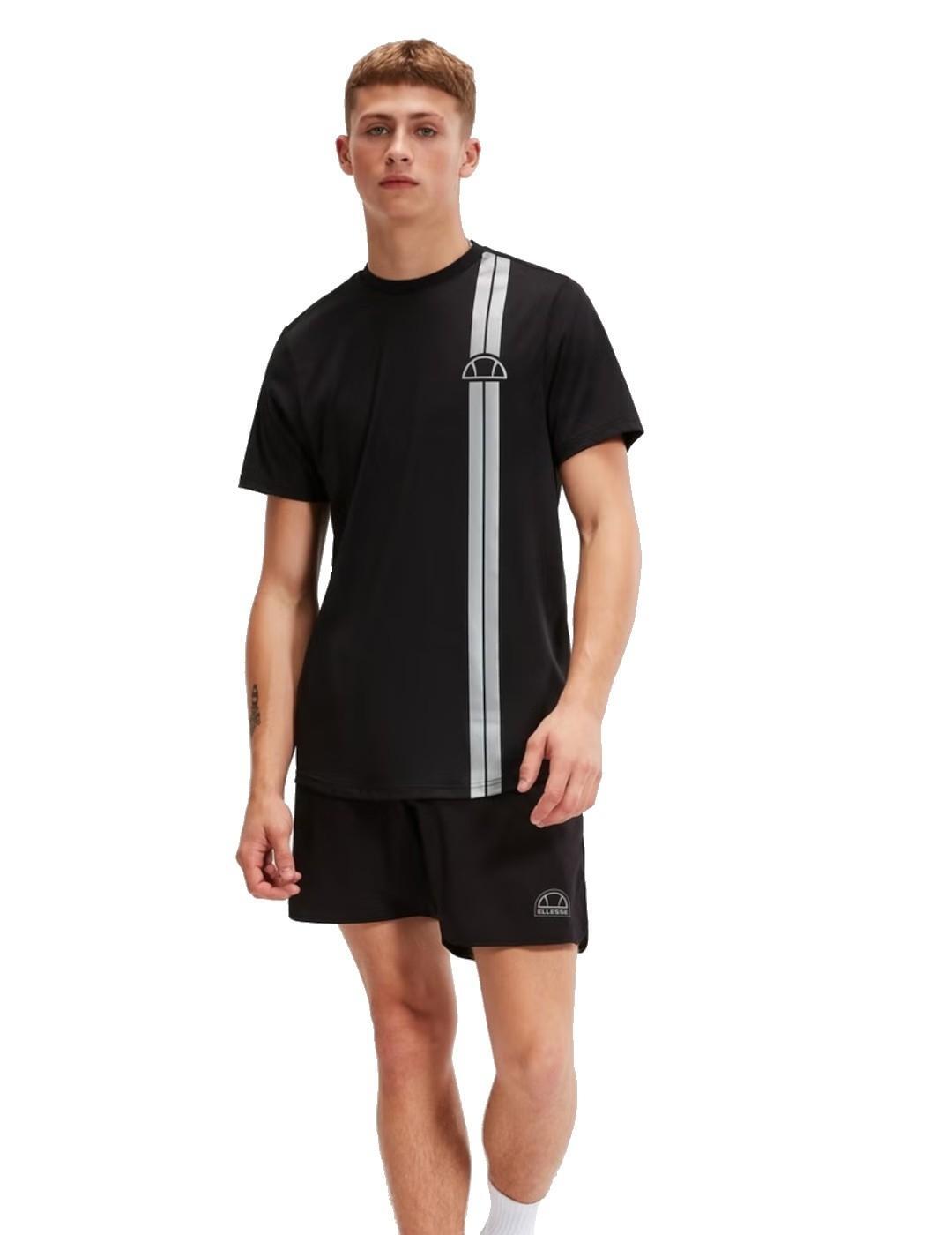 T-shirt pour homme Ellesse Venturent Noir 3/4