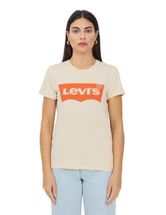T-Shirt für Damen Levis Das perfekte saisonale Beige.