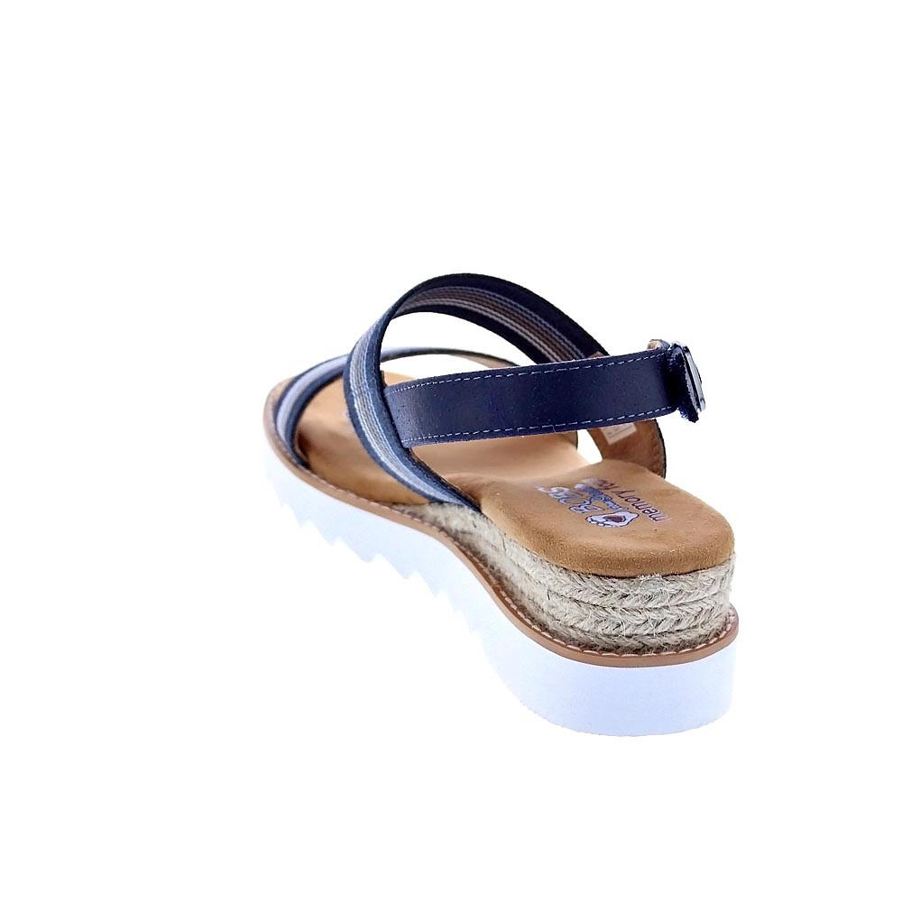 SANDALE FEMME Skechers Desert Kiss Hi Elastico BLEU 3/5
